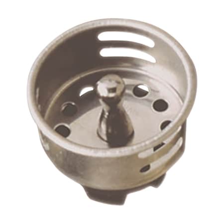 Plumb Pak Plumb Pak 1-1/2 in. D Chrome-Plated Silver Stainless Steel Sink Strainer PP820-30